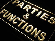 Parties and Functions Available LED Light Sign - LED Gift Works