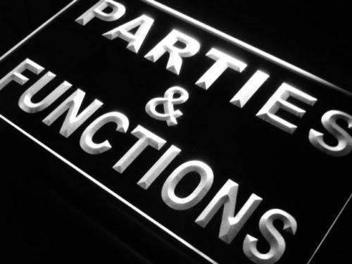 Parties and Functions Available LED Light Sign - LED Gift Works