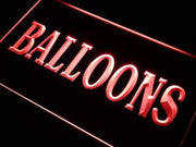 Party Shop Balloons LED Light Sign - LED Gift Works