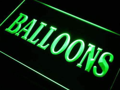 Party Shop Balloons LED Light Sign - LED Gift Works