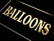 Party Shop Balloons LED Light Sign - LED Gift Works