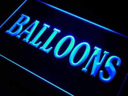 Party Shop Balloons LED Light Sign - LED Gift Works