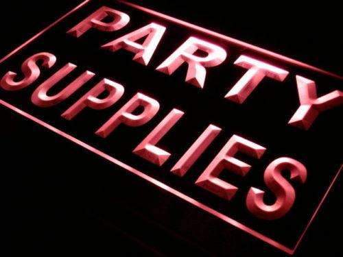 Party Supplies Shop LED Light Sign - LED Gift Works
