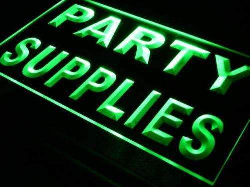 Party Supplies Shop LED Light Sign - LED Gift Works