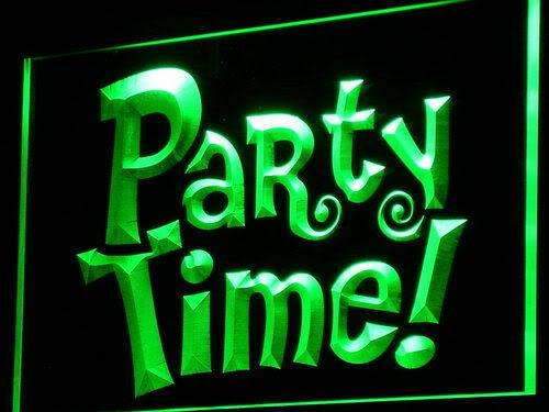 Party Time LED Light Sign - Way Up Gifts