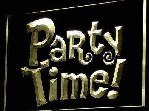 Party Time LED Light Sign - Way Up Gifts