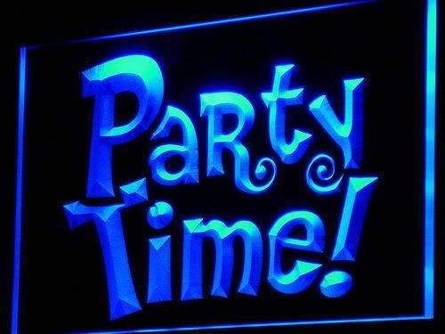 Party Time LED Light Sign - LED Gift Works