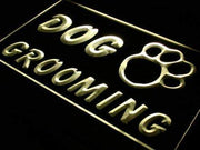 Paw Print Dog Grooming LED Light Sign - LED Gift Works