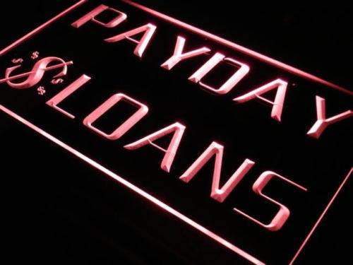 Payday Loans LED Light Sign - LED Gift Works