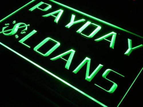 Payday Loans LED Light Sign - Way Up Gifts