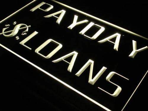 Payday Loans LED Light Sign - Way Up Gifts