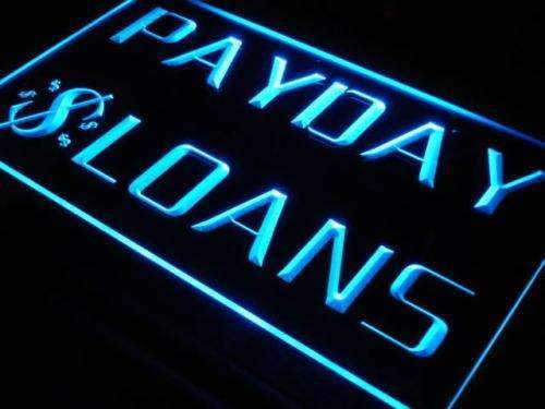Payday Loans LED Light Sign - Way Up Gifts