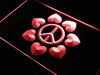 Peace and Love Decor LED Light Sign - Way Up Gifts