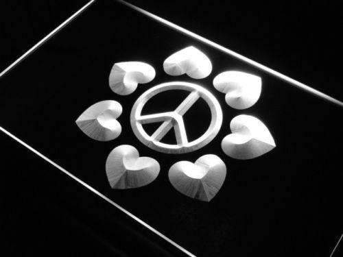 Peace and Love Decor LED Light Sign - Way Up Gifts