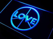 Peace Love LED Light Sign - LED Gift Works