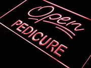 Pedicure Open LED Light Sign - LED Gift Works