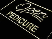 Pedicure Open LED Light Sign - LED Gift Works