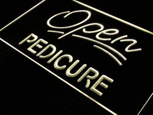 Pedicure Open LED Light Sign - LED Gift Works