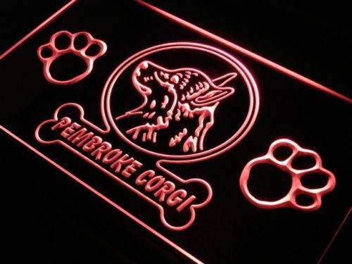 Pembroke Corgi LED Light Sign - Way Up Gifts
