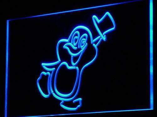 Penguin Cartoon LED Light Sign - LED Gift Works