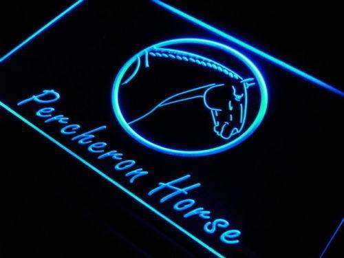 Percheron Horse LED Light Sign - LED Gift Works