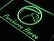 Percheron Horse LED Light Sign - LED Gift Works