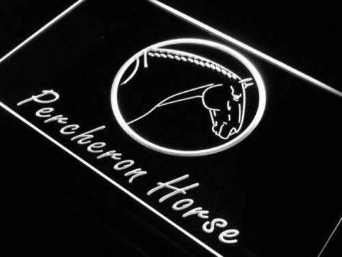 Percheron Horse LED Light Sign - LED Gift Works