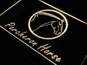 Percheron Horse LED Light Sign - LED Gift Works