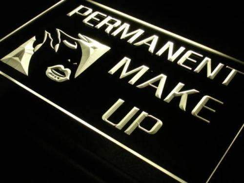 Permanent Make Up LED Light Sign - LED Gift Works