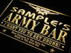 Personalized Army Bar LED Light Sign - Way Up Gifts