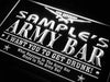 Personalized Army Bar LED Light Sign - Way Up Gifts