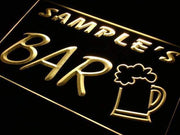 Personalized Bar Beer Mug LED Light Sign - LED Gift Works