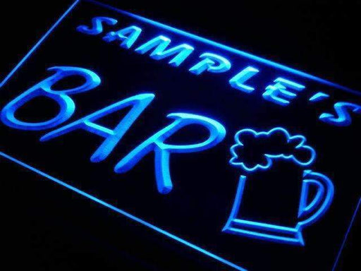 Personalized Bar Beer Mug LED Light Sign - Way Up Gifts