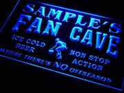 Personalized Basketball Fan Cave LED Light Sign - LED Gift Works