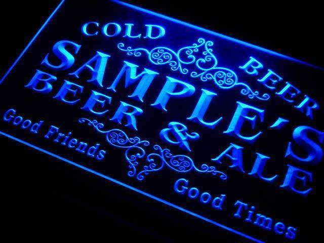 Personalized Beer Ale LED Light Sign - LED Gift Works