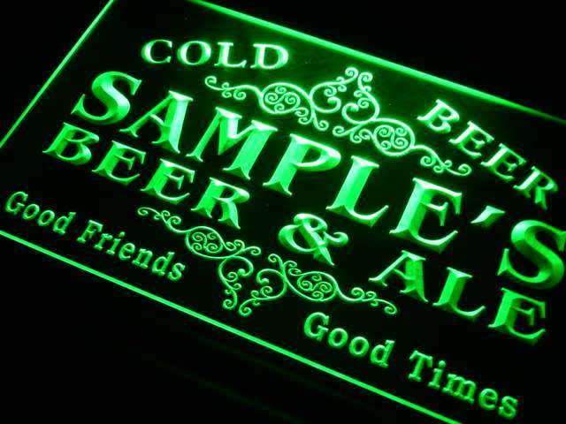 Personalized Beer Ale LED Light Sign - LED Gift Works