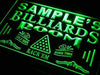 Personalized Billiards Man Cave LED Light Sign - Way Up Gifts