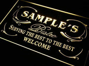 Personalized Bistro LED Light Sign - LED Gift Works