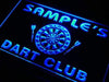 Personalized Dart Club LED Light Sign - Way Up Gifts