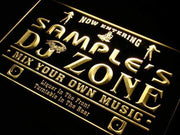 Personalized DJ Zone LED Light Sign - LED Gift Works