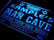 Personalized Football Man Cave LED Light Sign - LED Gift Works