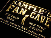 Personalized Golf Fan Cave LED Light Sign - LED Gift Works