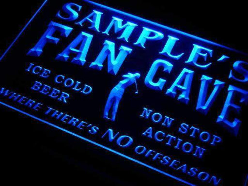 Personalized Golf Fan Cave LED Light Sign - Way Up Gifts