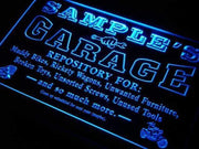 Personalized Garage LED Light Sign - LED Gift Works