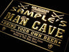 Personalized Hockey Man Cave LED Light Sign - Way Up Gifts