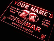 Personalized Home Bar LED Light Sign - LED Gift Works