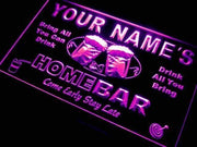 Personalized Home Bar LED Light Sign - LED Gift Works