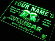 Personalized Home Bar LED Light Sign - LED Gift Works