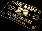 Personalized Home Bar LED Light Sign - LED Gift Works