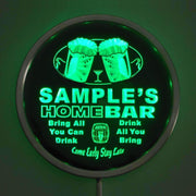 Personalized Home Bar LED Light Sign - LED Gift Works